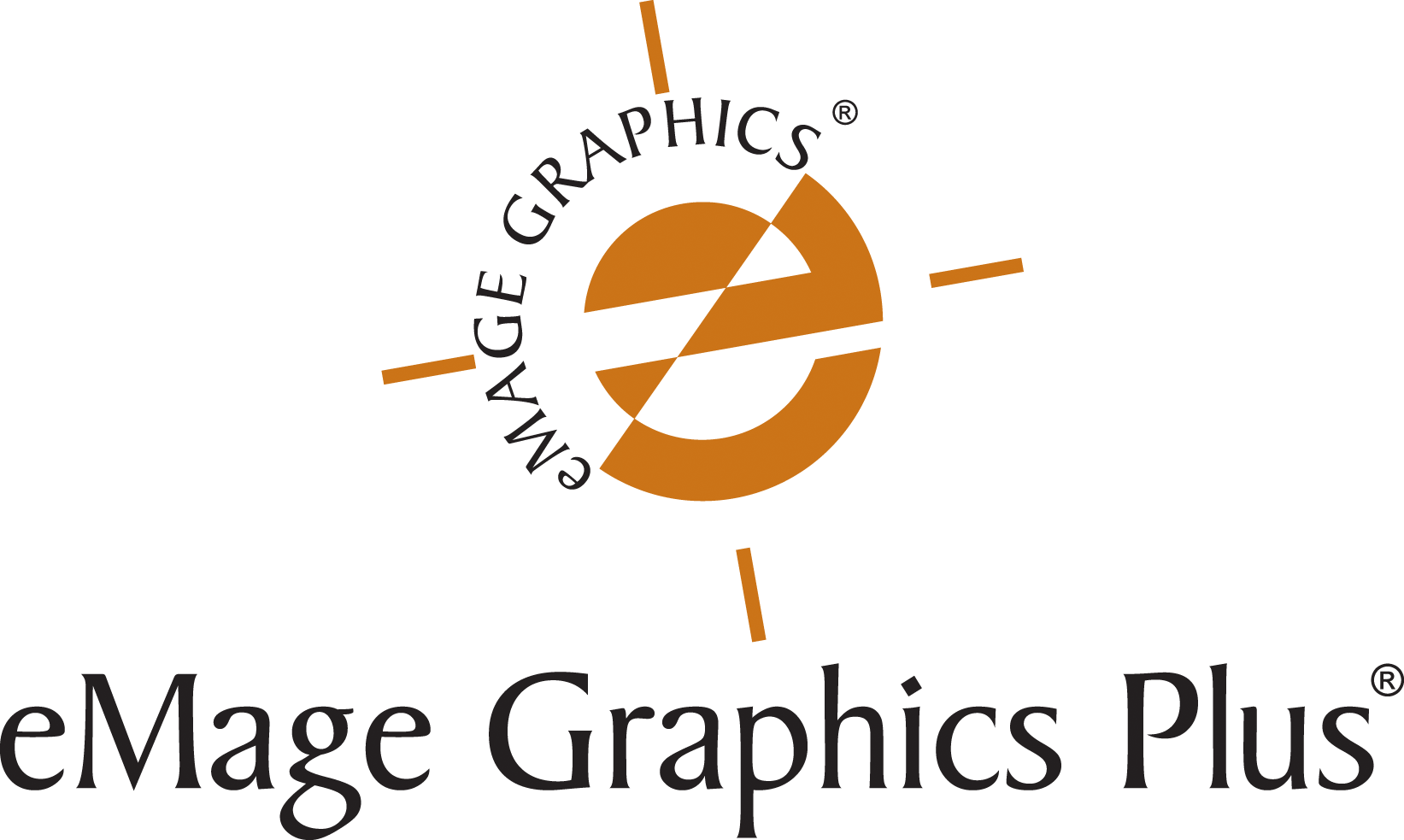 eMage Graphics plus logo Transparent bg Signs London Ontario